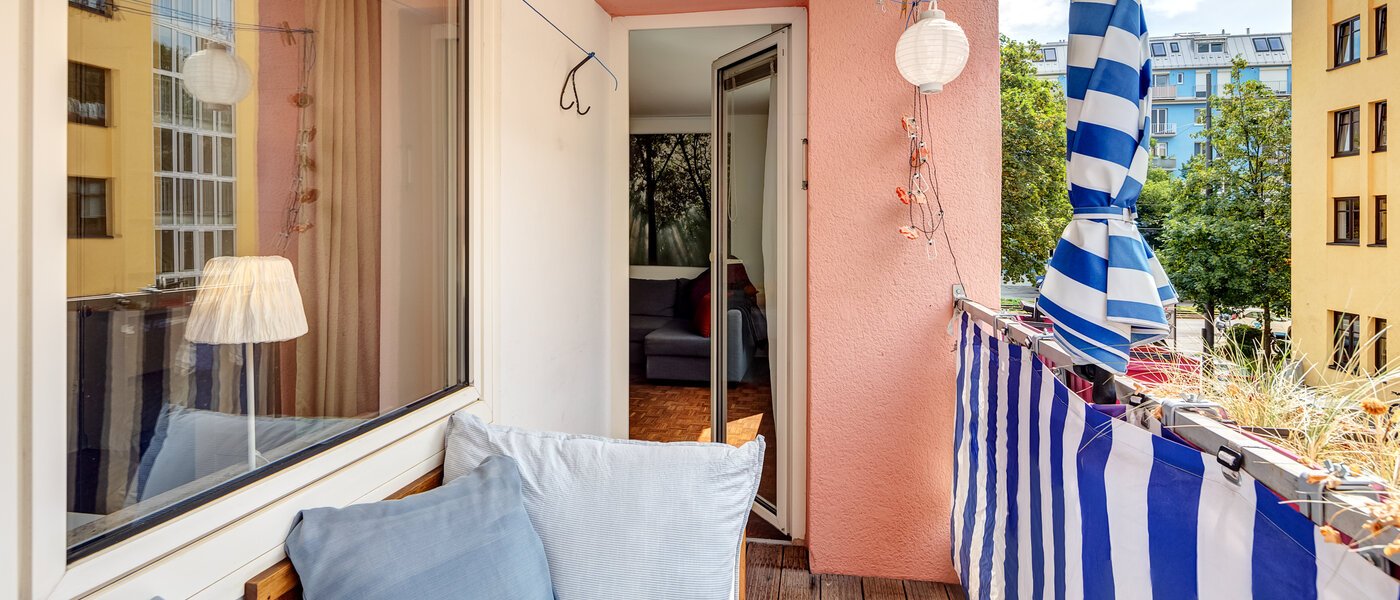 Ploché München Schwabing-West 02 Balkón 14090