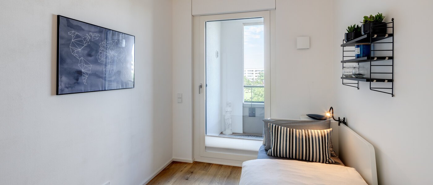 플랫 München Obersendling 02 2번째 침실 14091