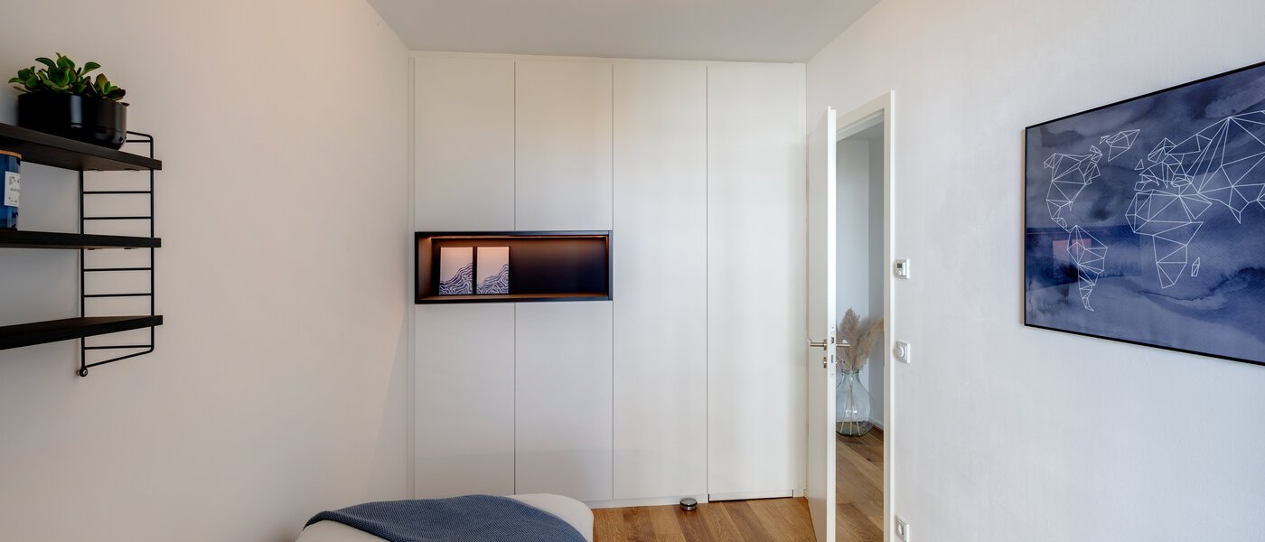 플랫 München Obersendling 03 2번째 침실 14091