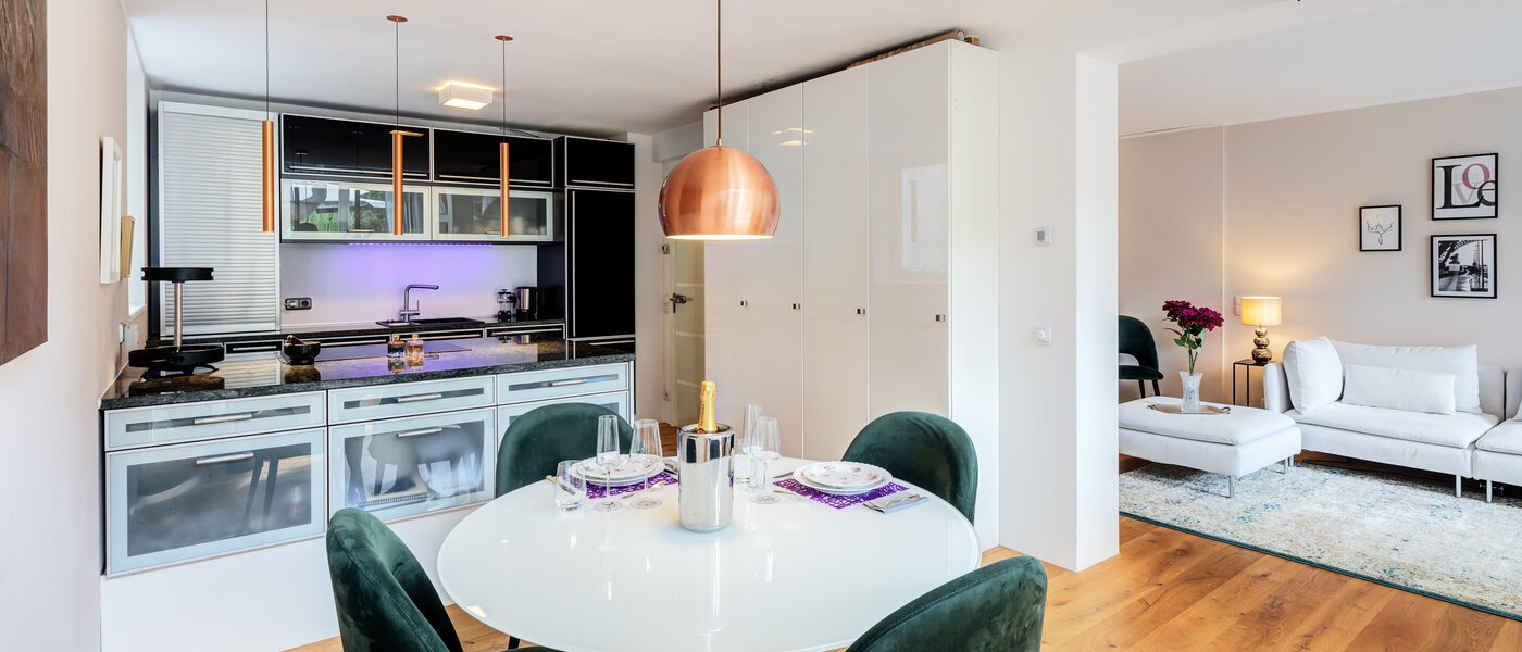 메조넷 플랫 München Solln 04 식사 공간 14111