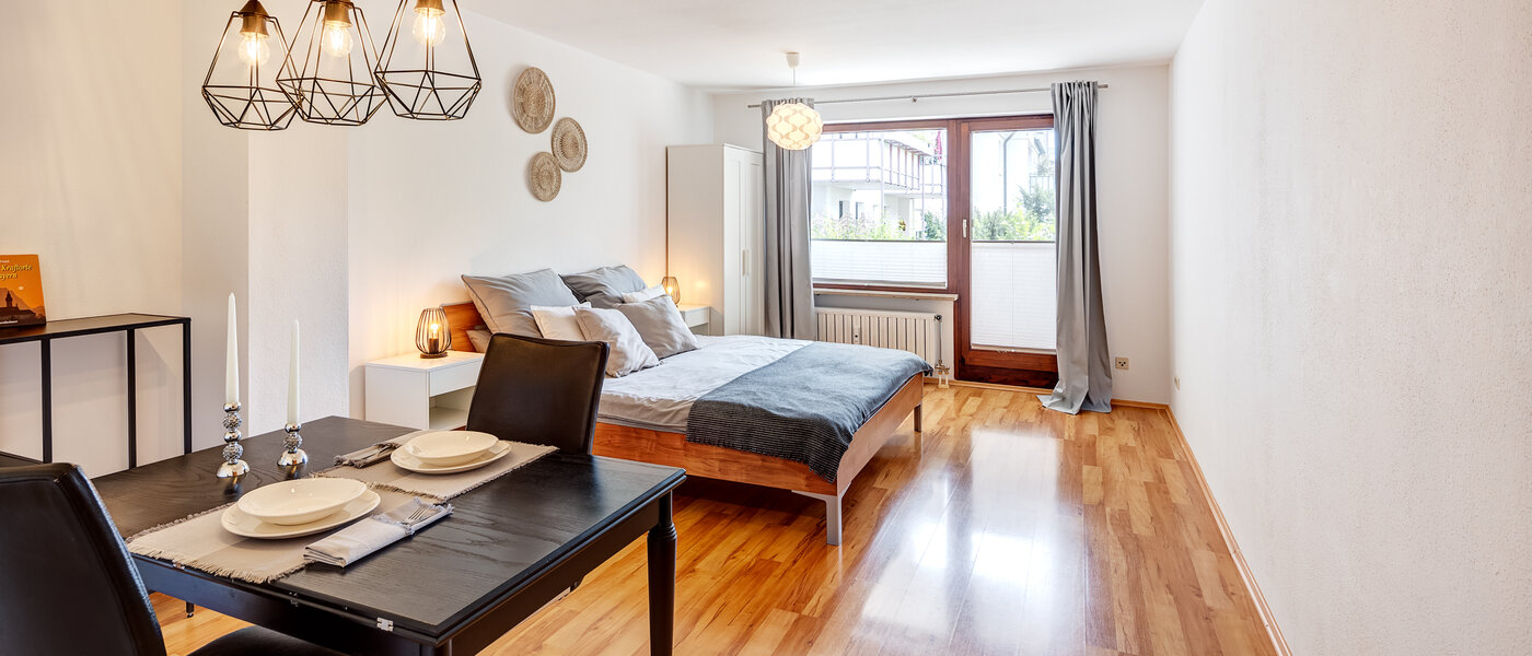 플랫 Unterhaching 01 거실 공간 14113