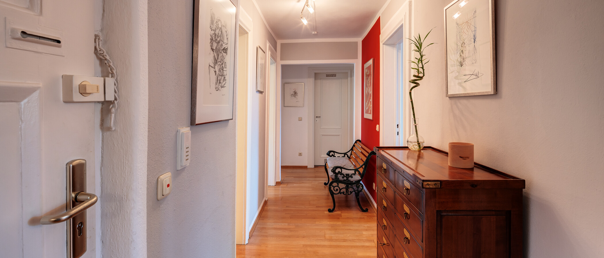 Podkrovný byt München Neuhausen 02 Chodba/priestor 14119