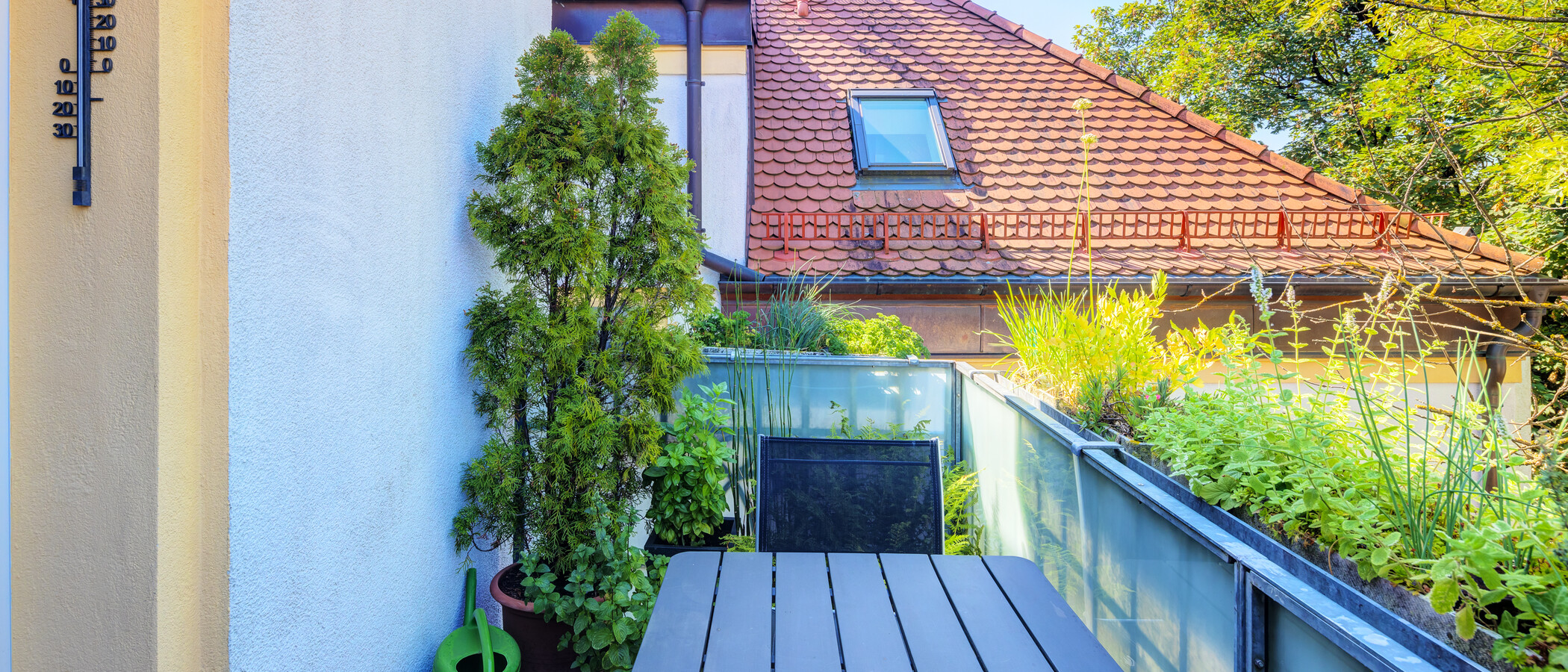 Podkrovný byt München Neuhausen 03 Balkón 14119
