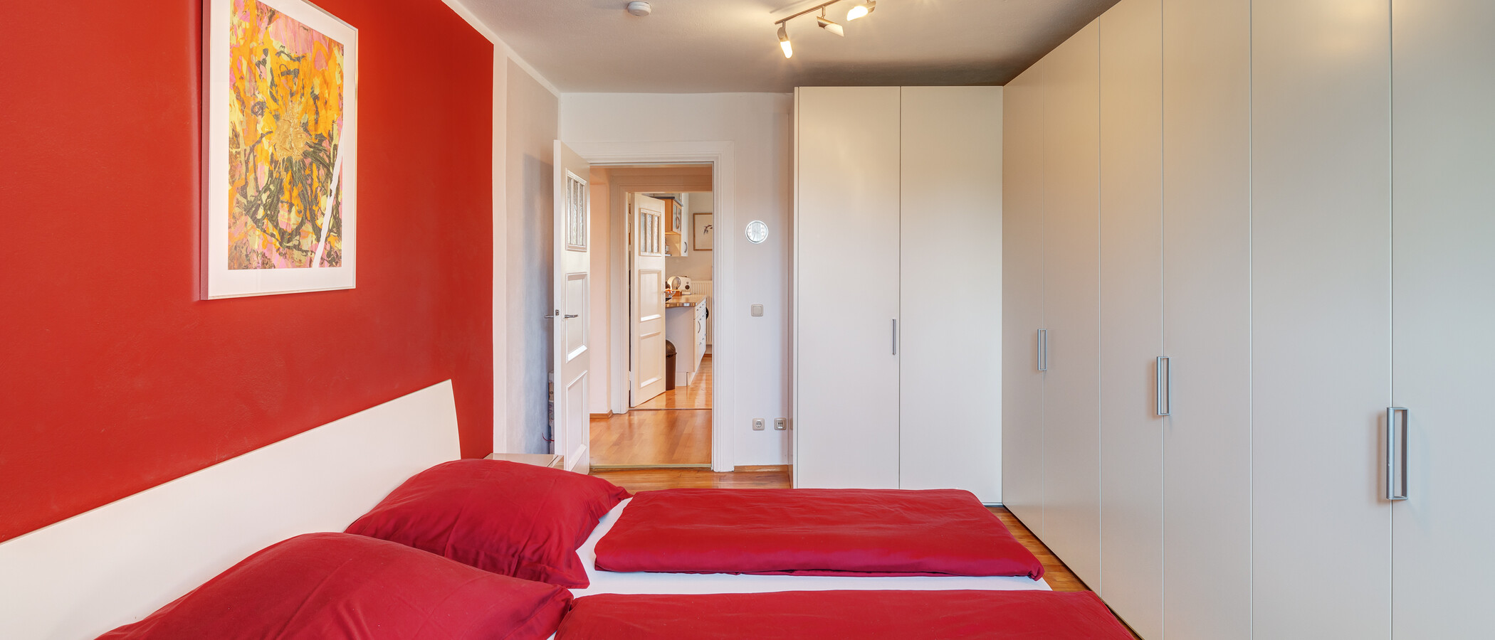Podkrovný byt München Neuhausen 03 Spálňa 14119