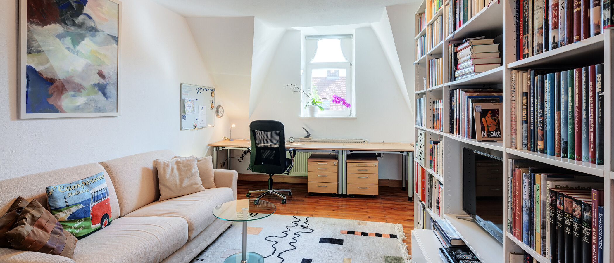 Podkrovný byt München Neuhausen 01 Pracovňa/izba pre hostí 14119