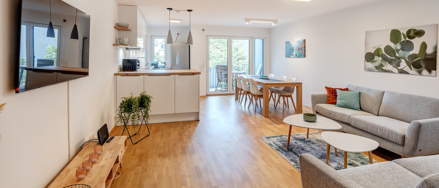 Ploché München Untersendling 01 Obývací prostor 14149