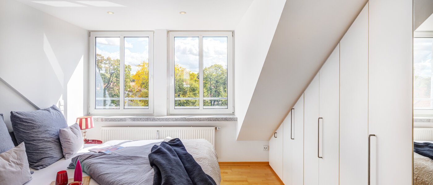 Mansardă plată München Bogenhausen 01 Dormitor 14171