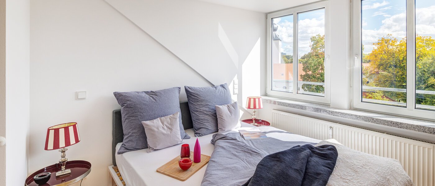 Mansardă plată München Bogenhausen 02 Dormitor 14171