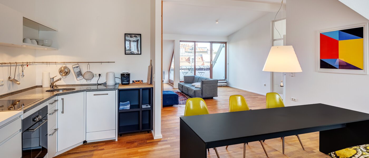 다락방 평면 München Isarvorstadt 03 주방 14172