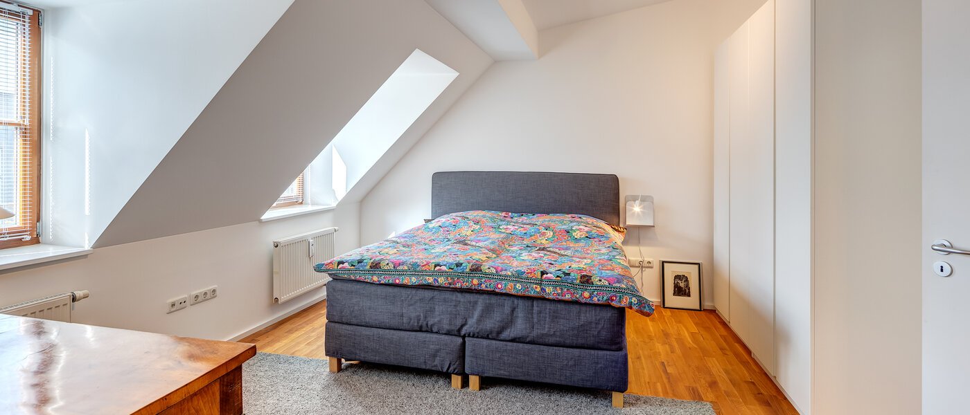 다락방 평면 München Isarvorstadt 01 침실 14172