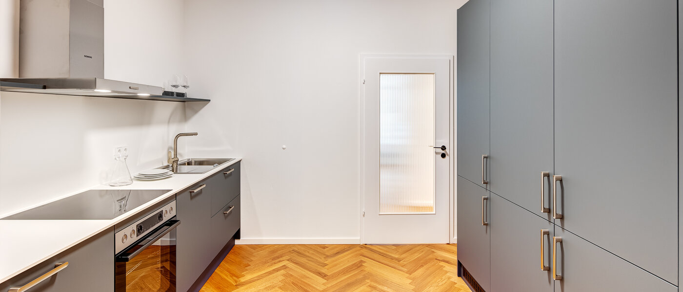 Плоский München Maxvorstadt - Museumsviertel 02 Кухня 14203