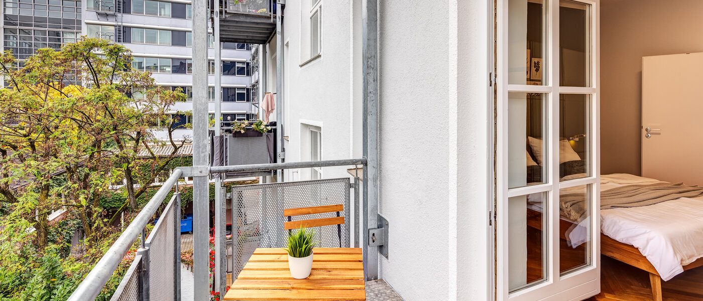 Плоский München Maxvorstadt - Museumsviertel 01 Балкон 14203