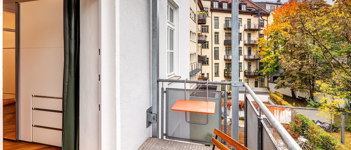 Плоский München Maxvorstadt - Museumsviertel 03 Балкон 14203