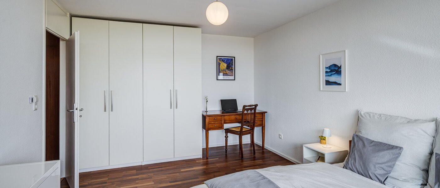 Düz München Parkstadt Solln 03 Yatak Odası 14205