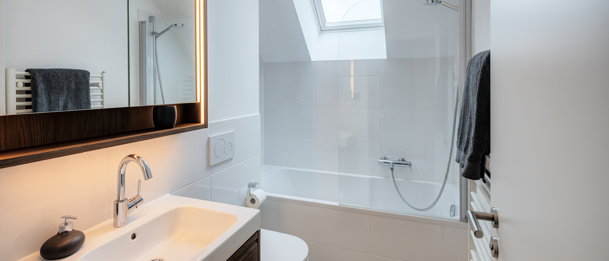 Çatı teraslı daire München Großhadern 01 Banyo 14211