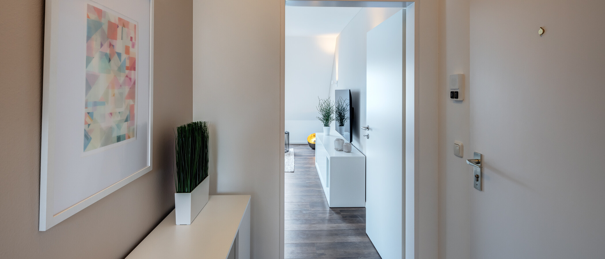 Çatı teraslı daire München Großhadern 04 Koridor/koridor geçidi 14211