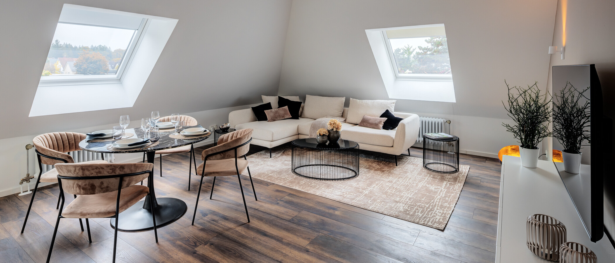 Çatı teraslı daire München Großhadern 01 Yaşam alanı 14211