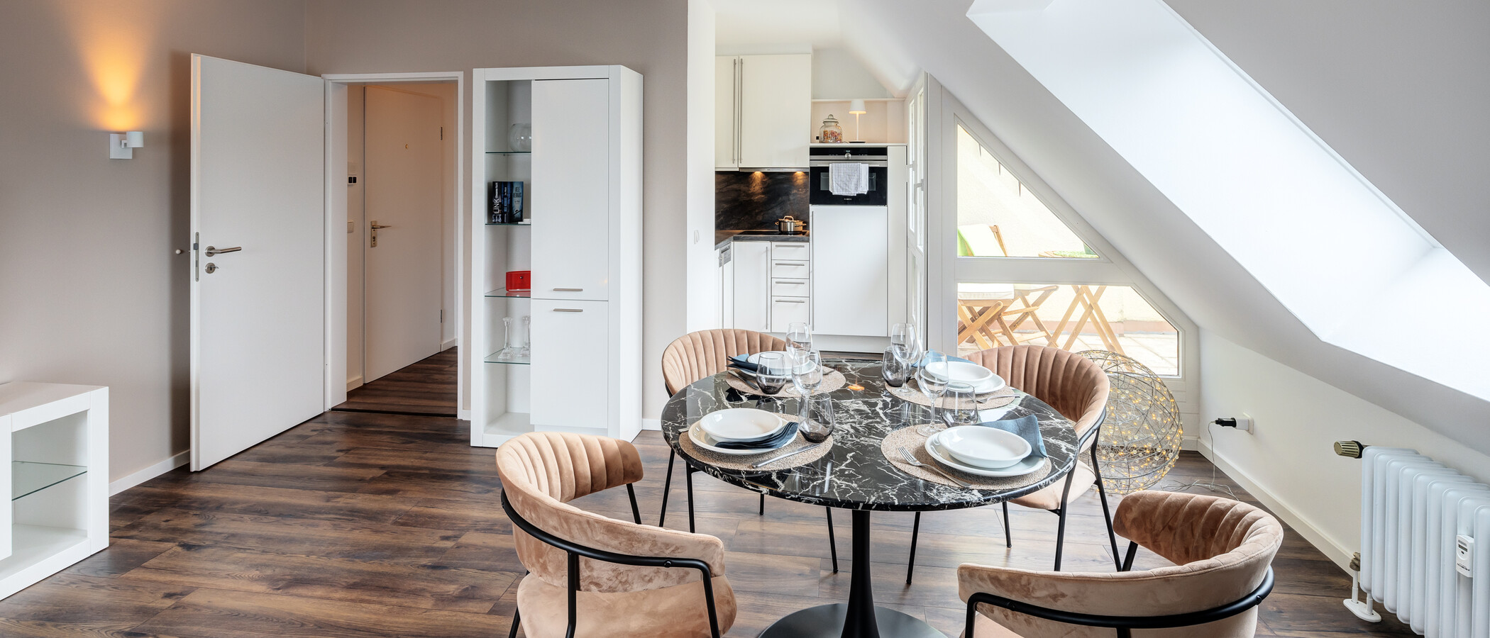 Çatı teraslı daire München Großhadern 03 Yaşam alanı 14211