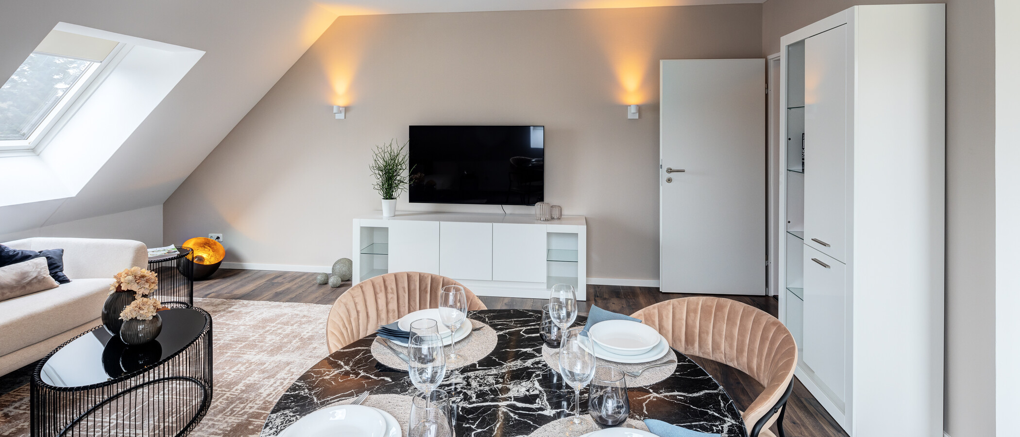 Çatı teraslı daire München Großhadern 05 Yaşam alanı 14211