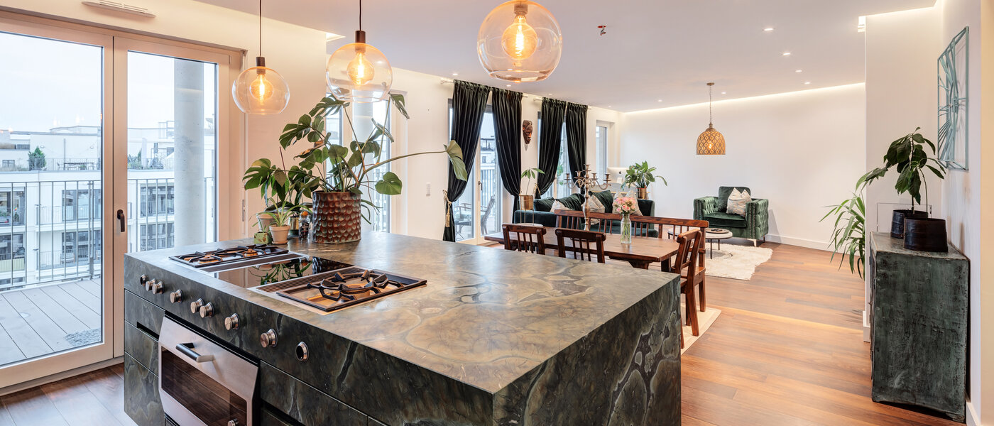 Penthouse byt München Au 05 Kuchyňa 14243