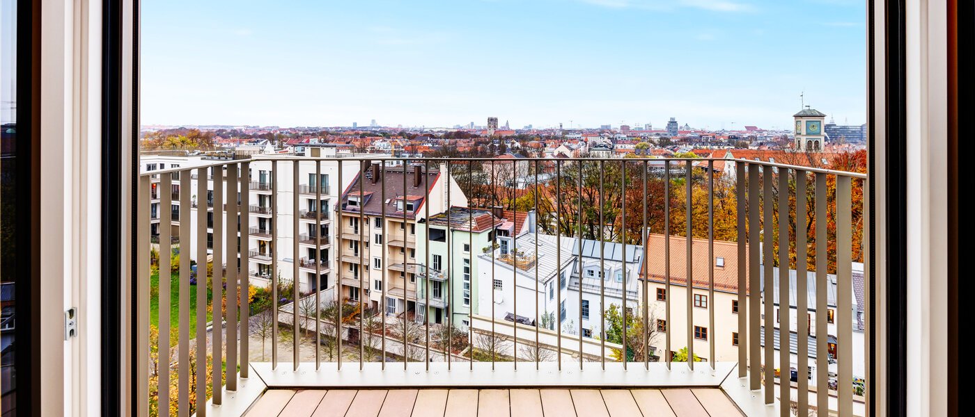 Penthouse byt München Au 01 Balkón 14243