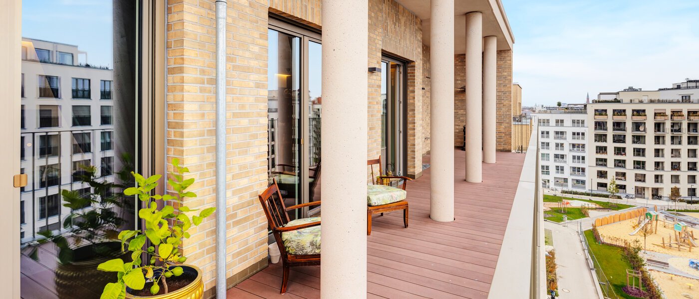 Penthouse byt München Au 01 Loggia 14243