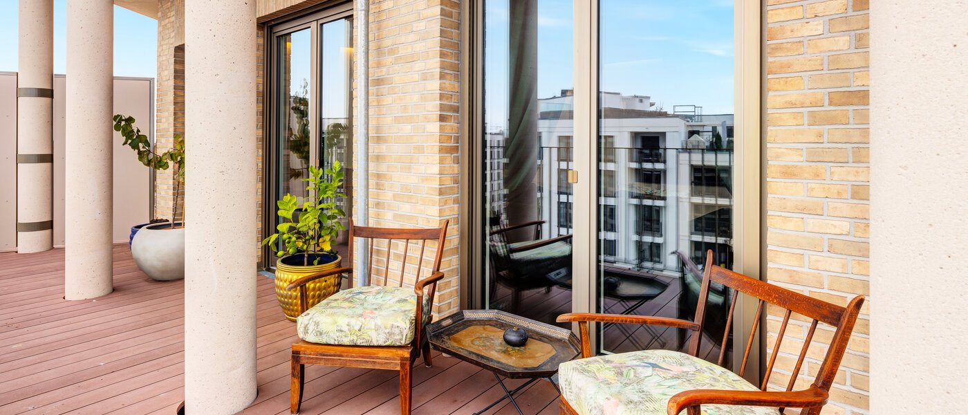 Penthouse byt München Au 02 Loggia 14243