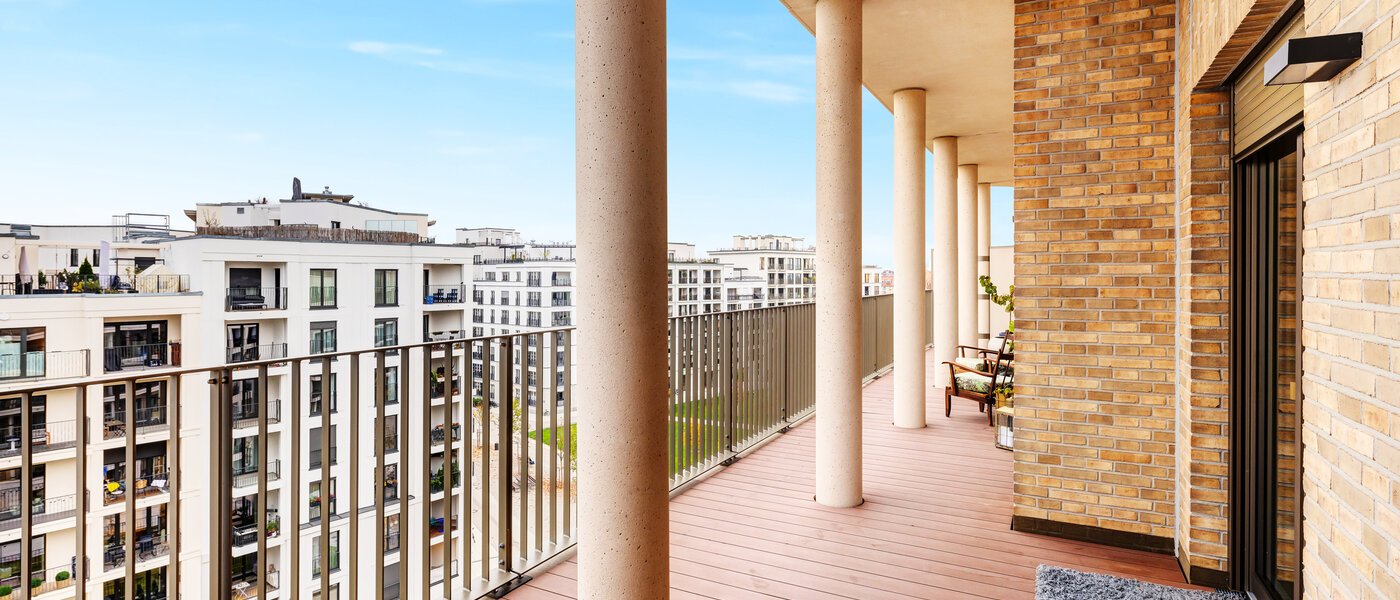 Penthouse byt München Au 03 Loggia 14243