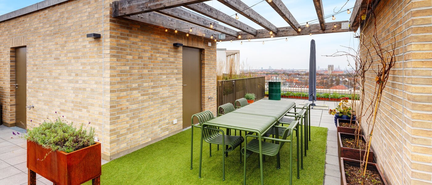 Penthouse byt München Au 05 Strešná terasa 14243