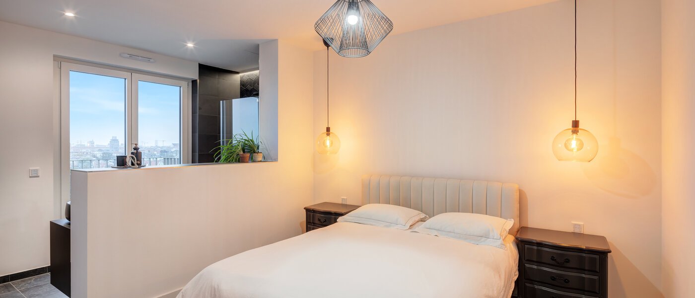 Penthouse byt München Au 01 1. spálňa 14243