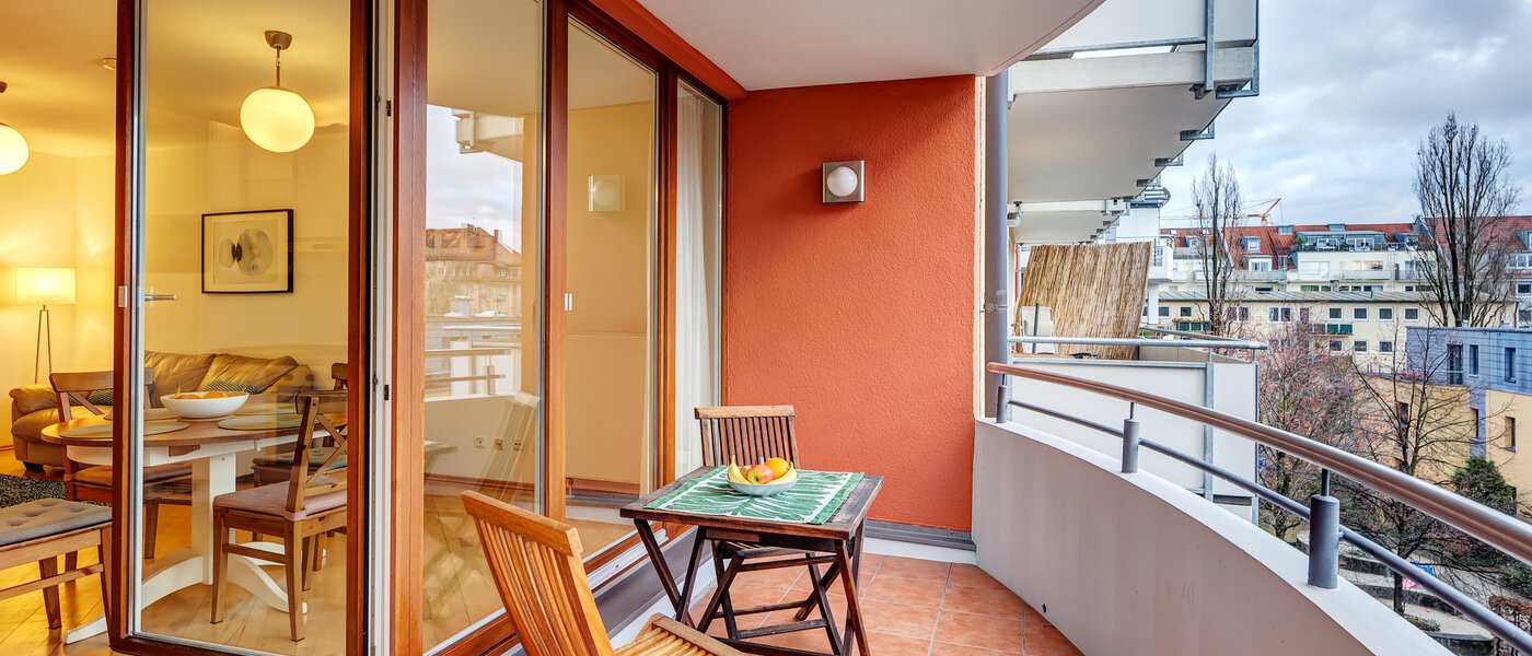 플랫 München Schwabing 01 Loggia 14257