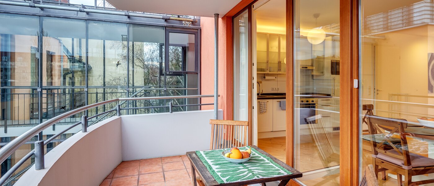 플랫 München Schwabing 03 Loggia 14257