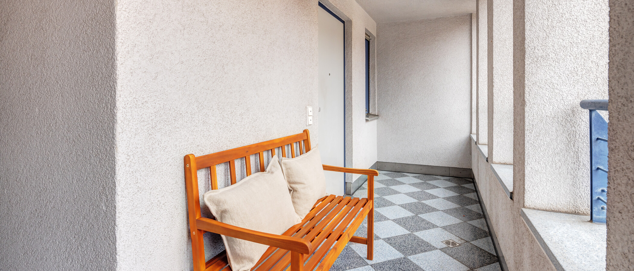 Podstrešno stanovanje München Lehel 02 Loggia 14280