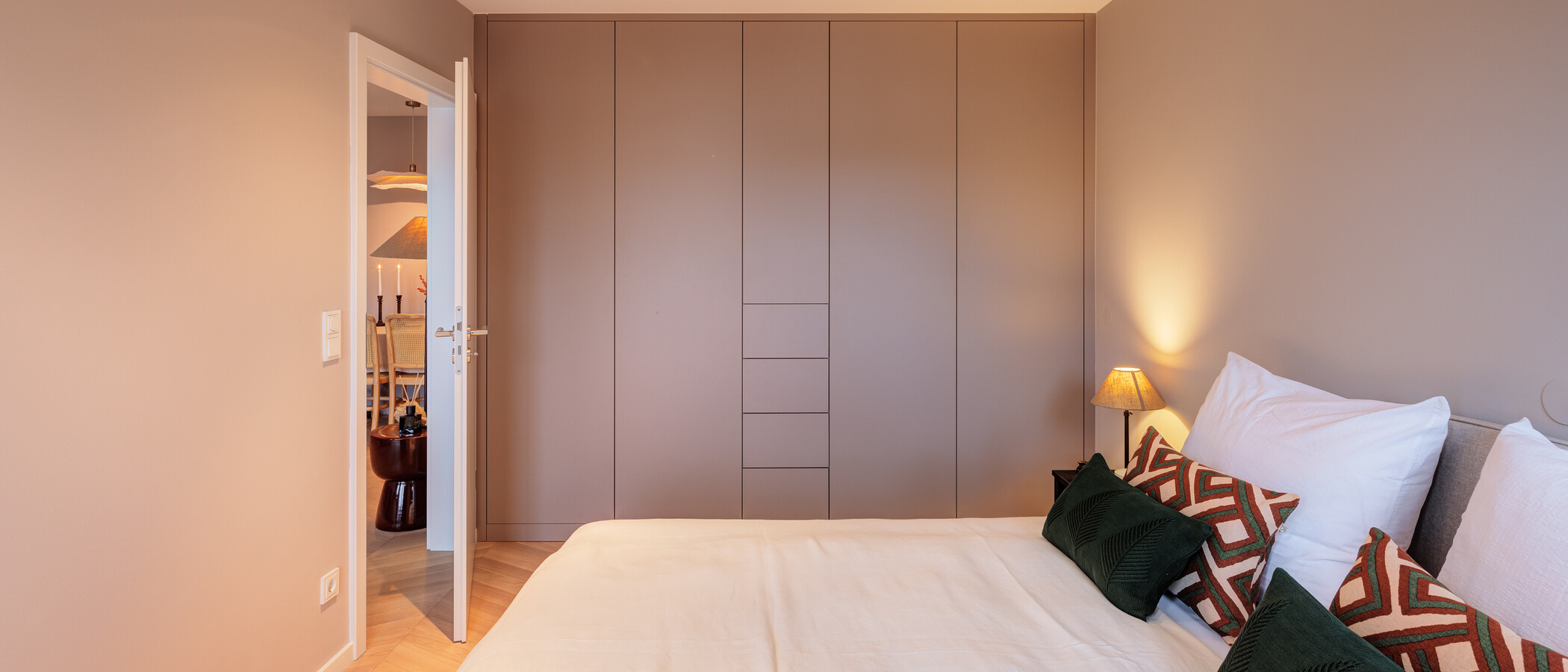 Podstrešno stanovanje München Lehel 03 Spalnica 14280