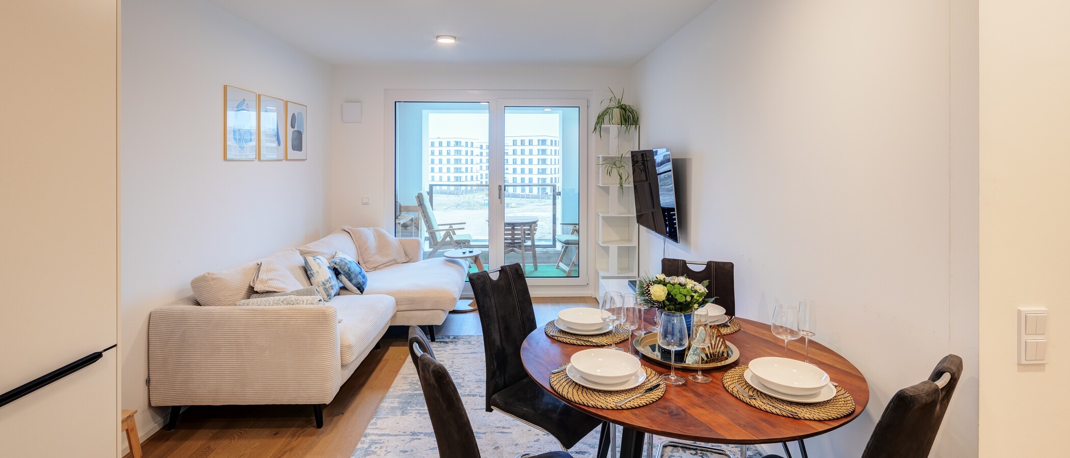 Flat München Neuperlach 01 Stue og oppholdsrom 14284