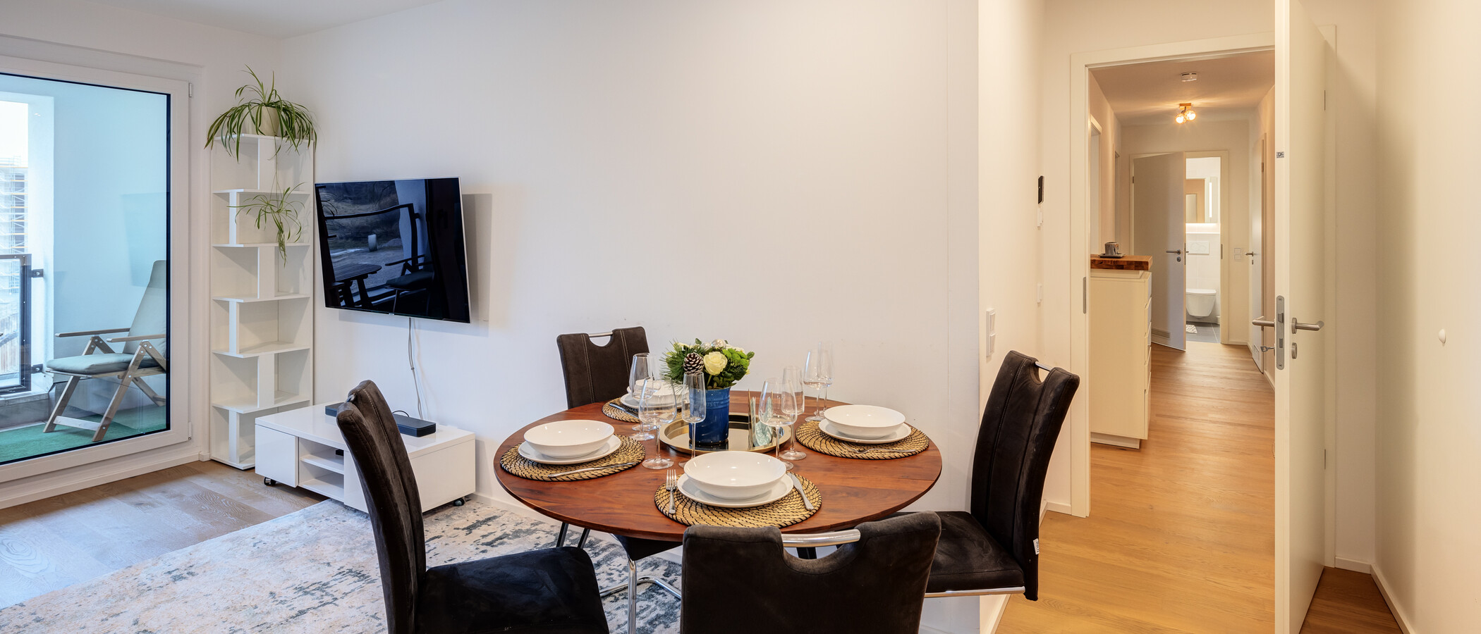 Flat München Neuperlach 02 Stue og oppholdsrom 14284