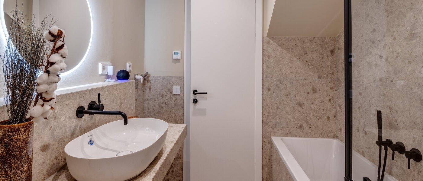 Maisonette lakás München Glockenbachviertel 04 Fürdőszoba 14318