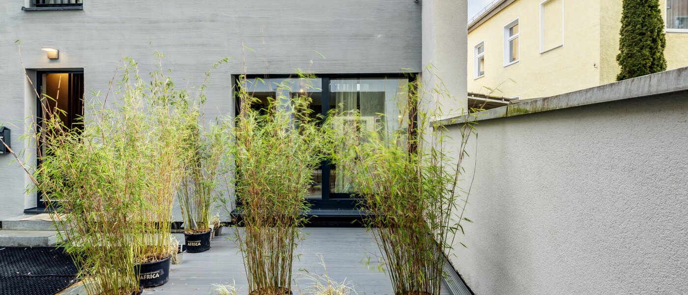 Maisonette lakás München Glockenbachviertel 02 Terasz 14318