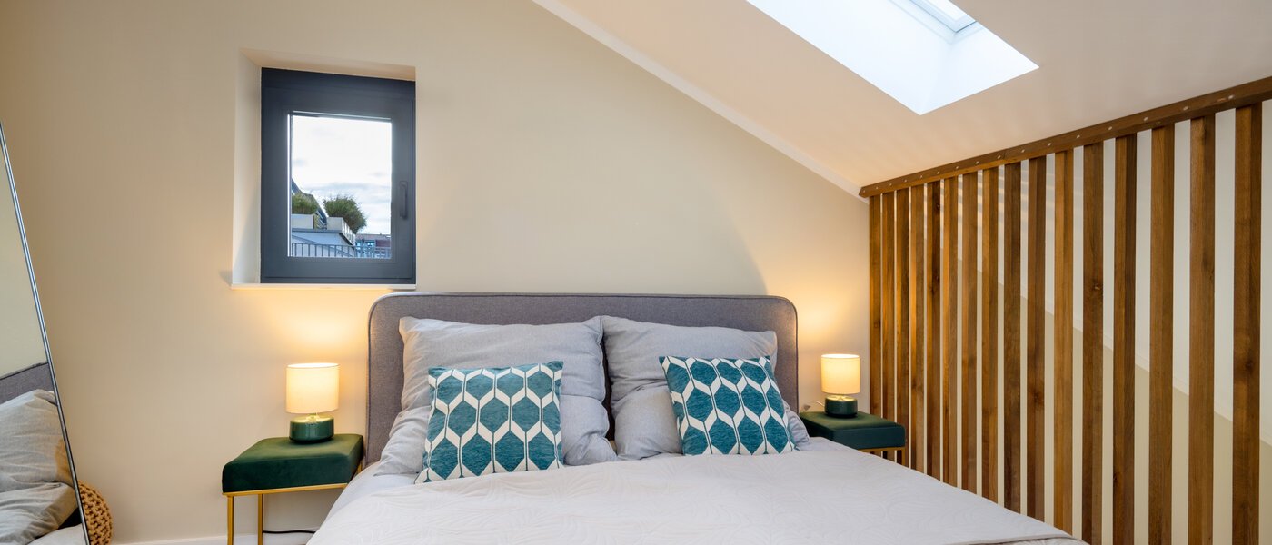 Maisonette lakás München Glockenbachviertel 01 Alvóhely 14318