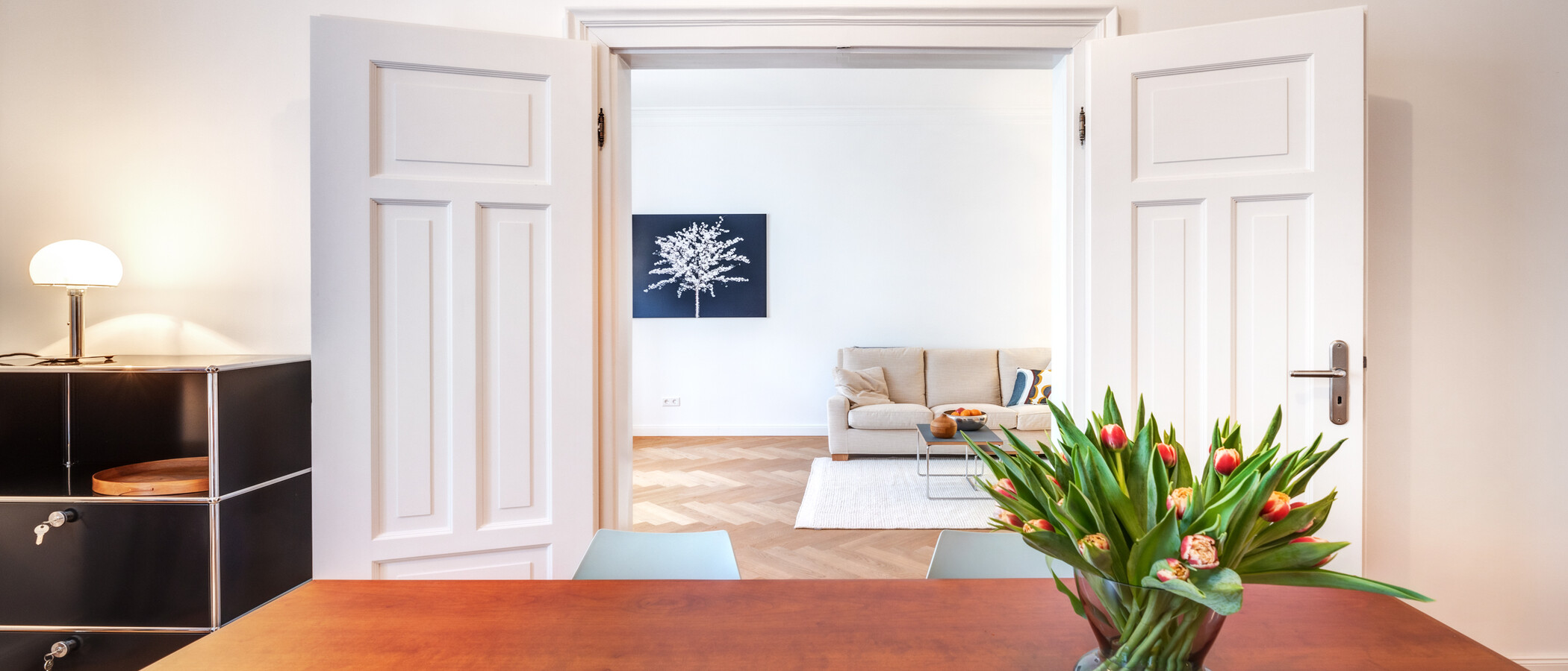 Flat München Neuhausen 02 Spisestue 14340