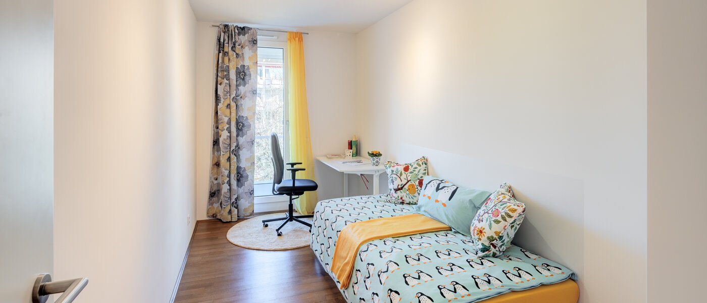 플랫 München Allach 01 2번째 침실 14367