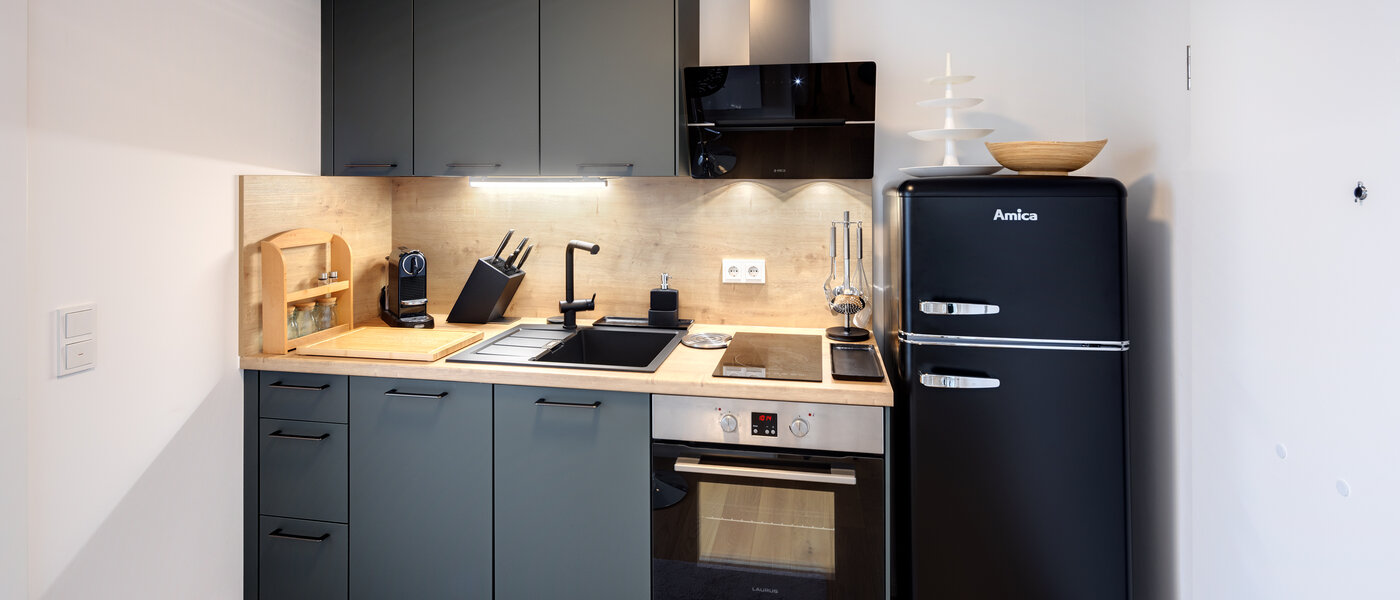 Płaski München Schwabing-West (rund um den Hohenzollernplatz) 01 Kuchnia 14369