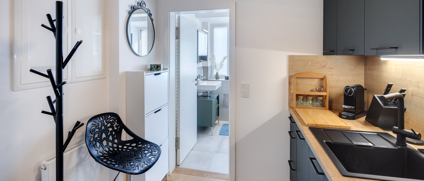 Płaski München Schwabing-West (rund um den Hohenzollernplatz) 02 Korytarz/przejście 14369