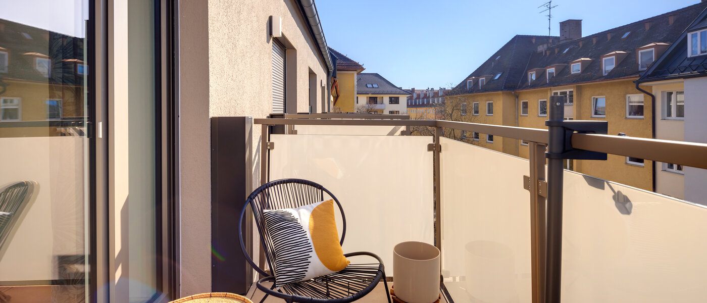 Płaski München Schwabing-West (rund um den Hohenzollernplatz) 03 Balkon 14369