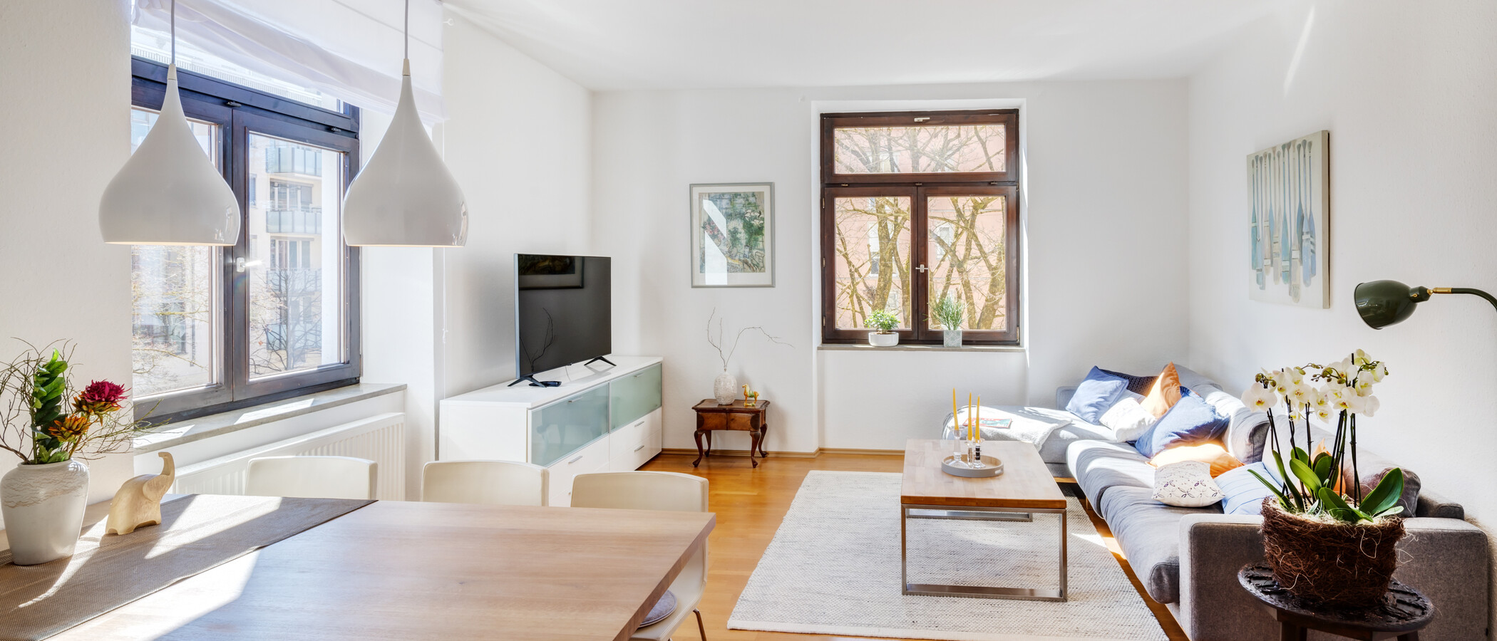 Ravna stran München Au-Haidhausen 01 Dnevna soba 14379