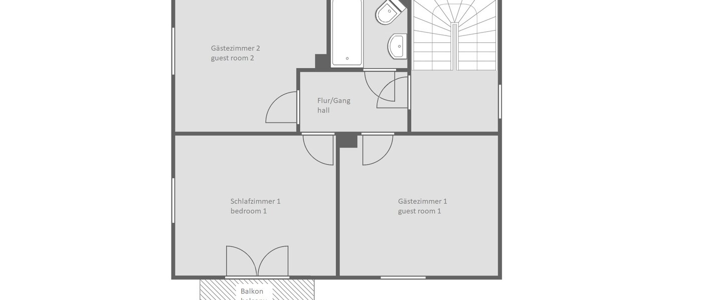 Önálló ház München Daglfing 02 Alaprajz 14387