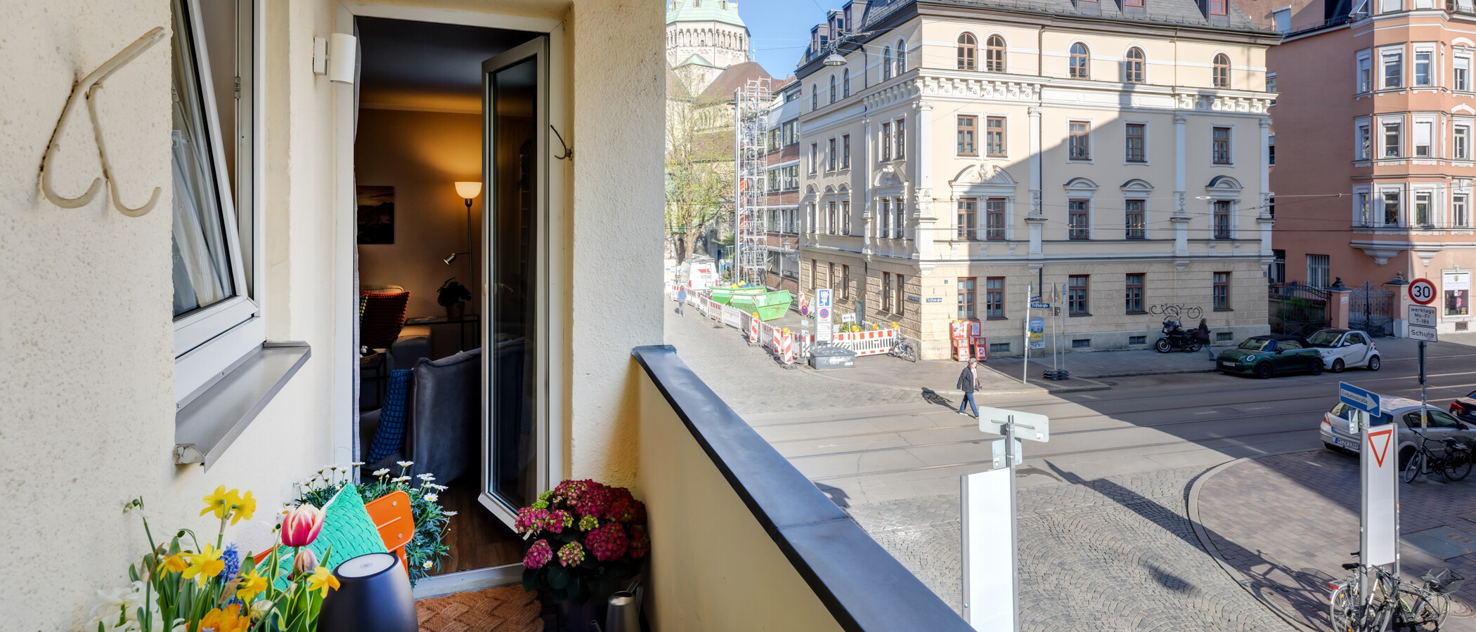 Плоский München Lehel 02 Балкон 14389