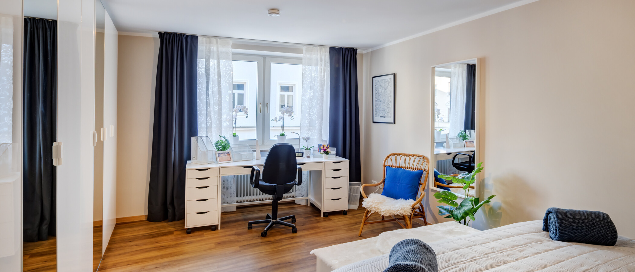 Плоский München Lehel 03 Спальня 14389