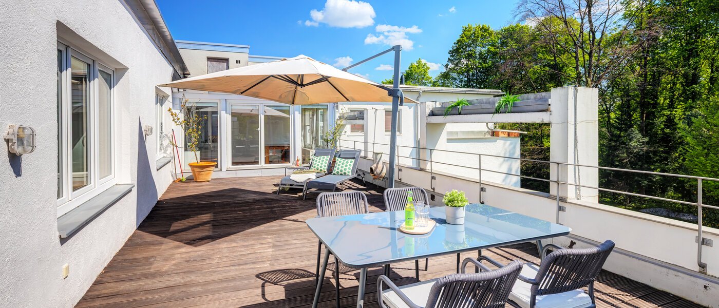 옥상 테라스 플랫 München Solln 04 1층 옥상 테라스 14396