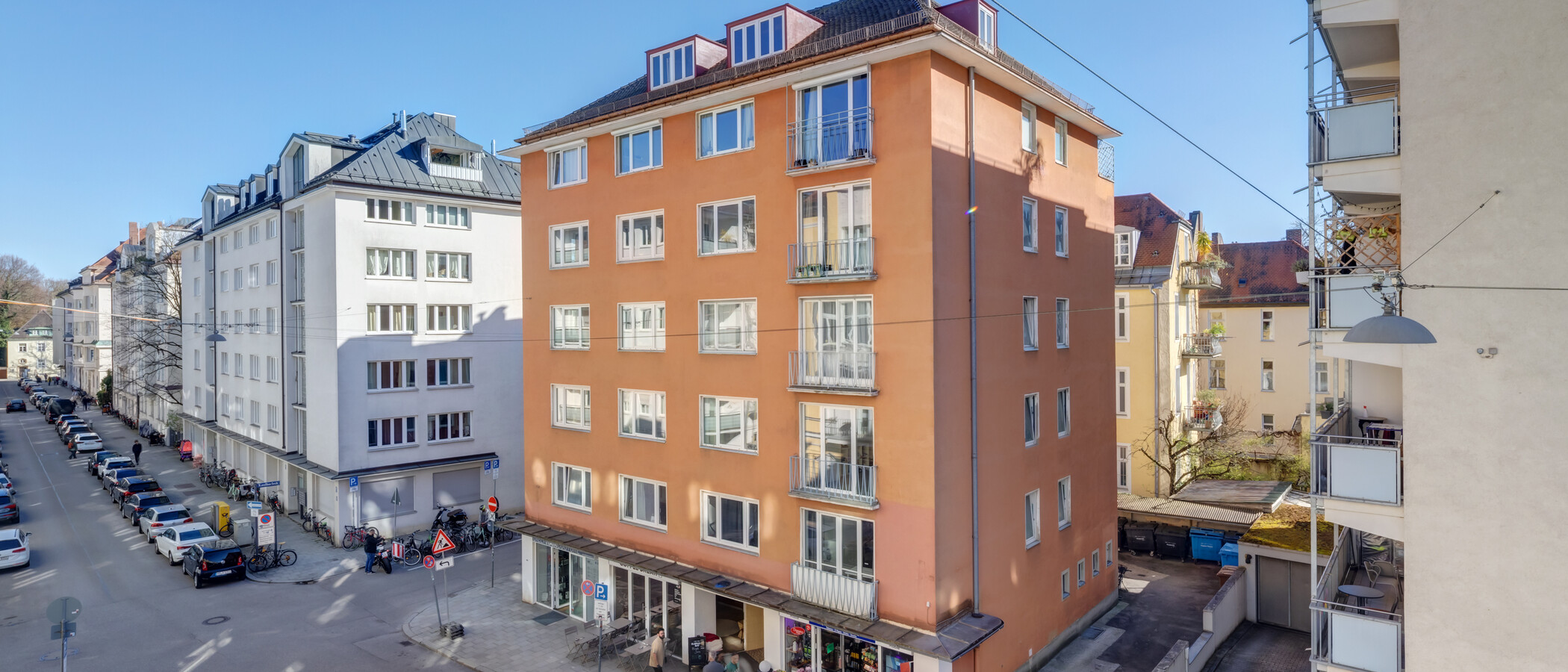 Flad München Schwabing-Nord (zw. Leopoldstraße & Englischen Garten) 03 Udsigt 14397
